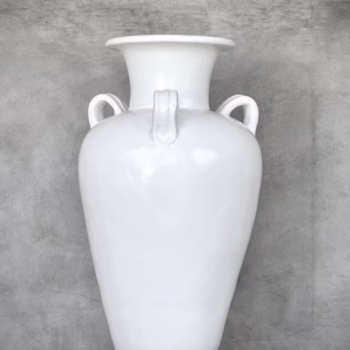 ISAC big vase, white